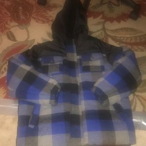 Winter coat and hoodie